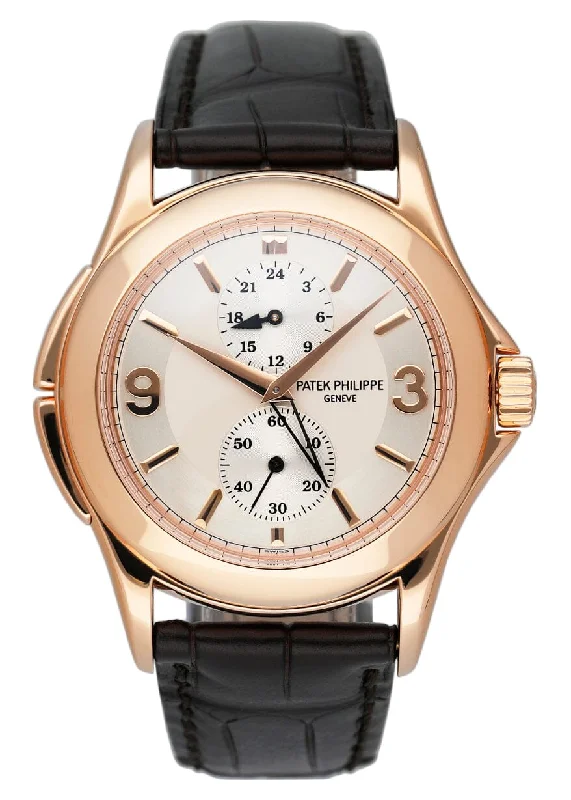 Men's Patek Philippe Watches with Smart Features-Patek Philippe Calatrava Travel Time 5134R Mens Watch