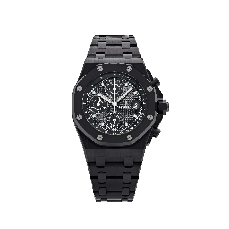Men's Audemars Piguet Seasonal Watches-Audemars Piguet Royal Oak Offshore 26238CE.OO.1300CE.01 Black Ceramic Black Dial (2024)