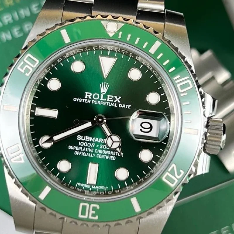 Women's Rolex Luxury Design Watches-Rolex Submariner 116610LV Hulk (2017)