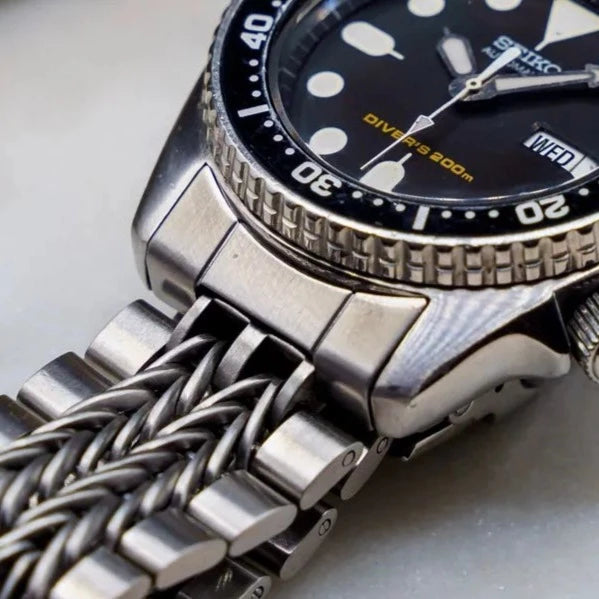 Men's Seiko Handmade Style Watches-Seiko Razor-Wire End Links