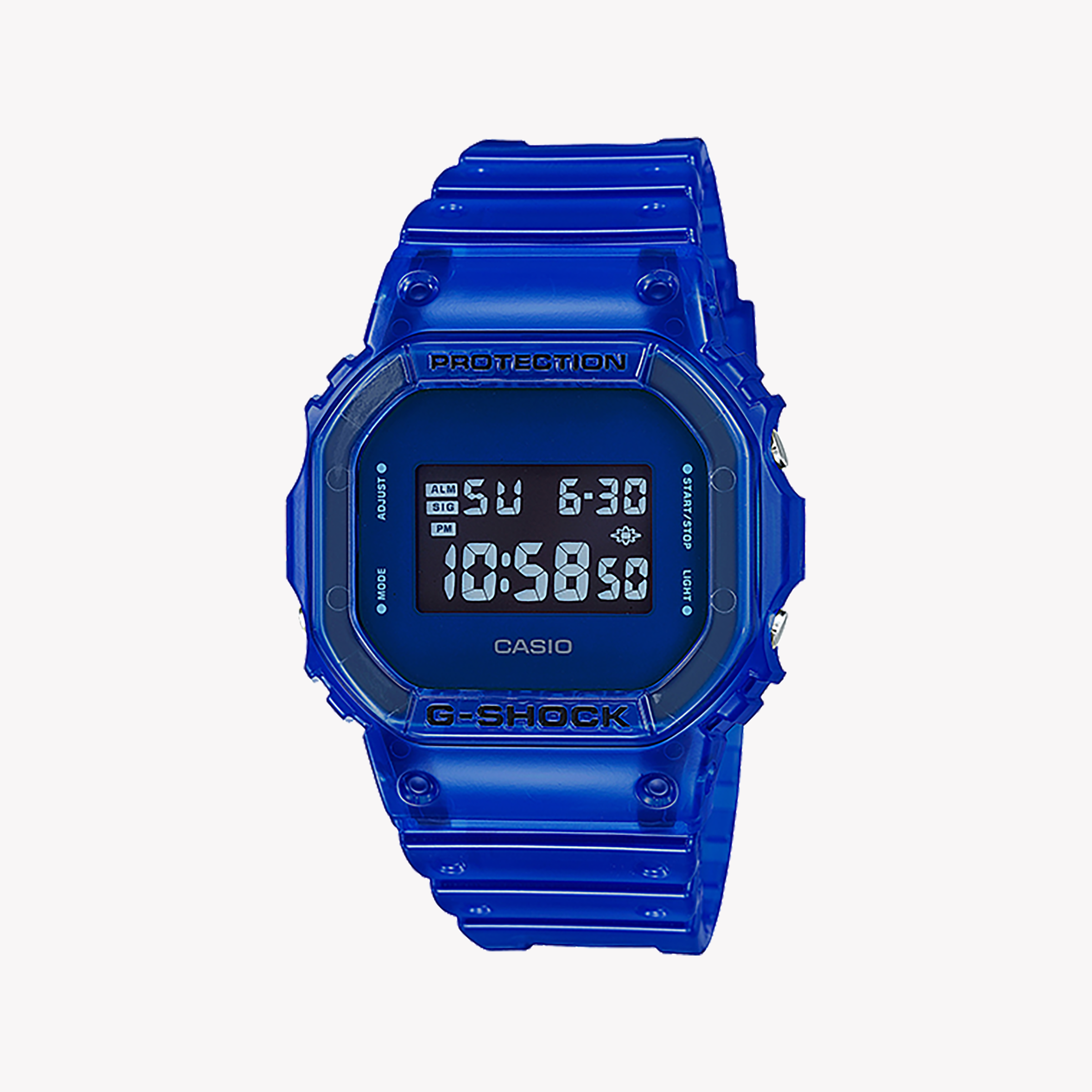 Men's Digital Watches with Pilot's Watch Design-G-SHOCK Men's Blue Resin Watch, Sporty Design | DW-5600SB-2DR