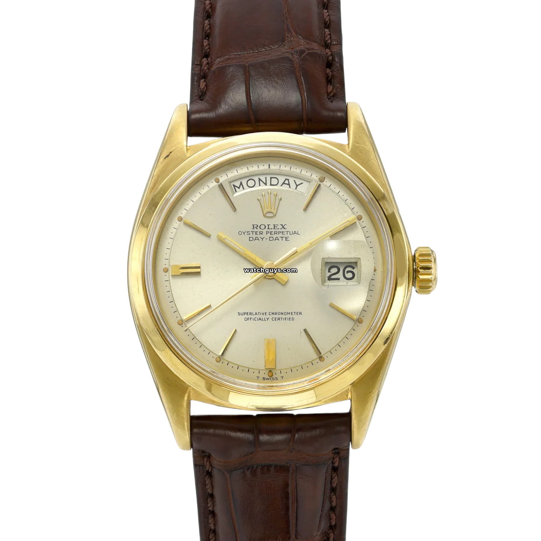Women's Rolex Day-Date Watches-Rolex Day-Date 1802 Yellow Gold