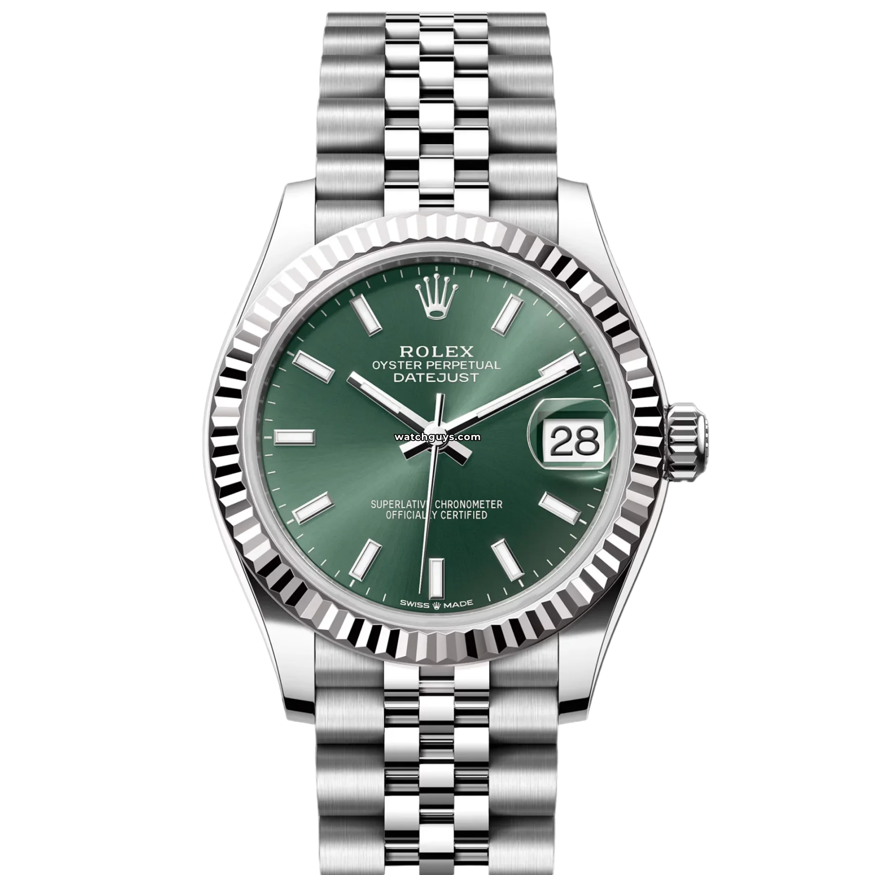 Women's Rolex Autumn Watches-Rolex Datejust 278274 Mint Green
