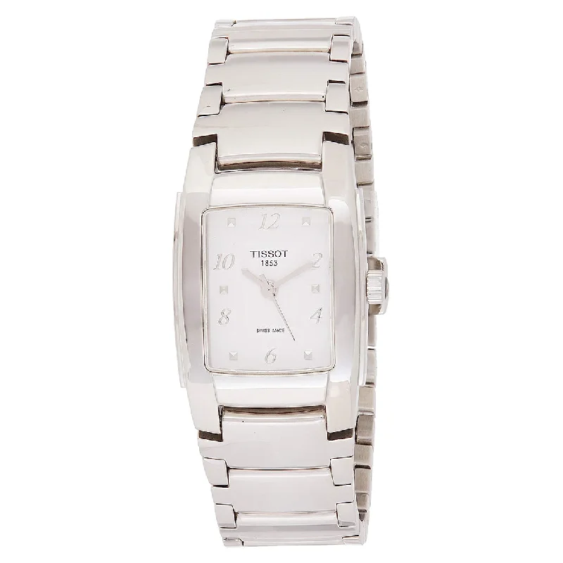 Women's Heritage Watches with Minimalist Style-Tissot T-Lady White Dial Women 25.4mm