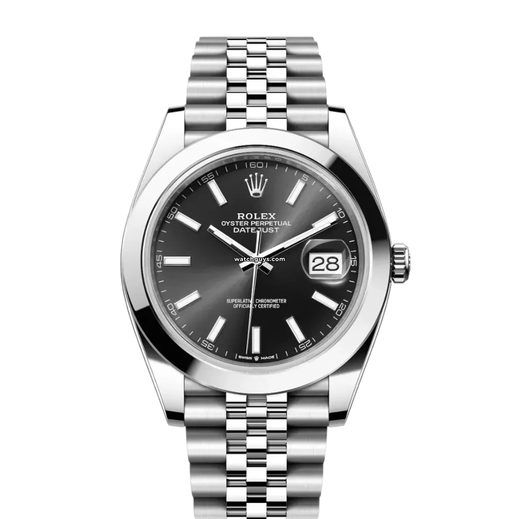 Women's Rolex Birthday Watches-Rolex Datejust 126300 Black Jubilee