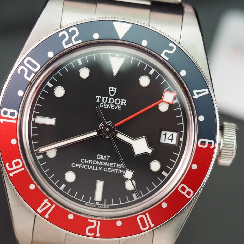 Women's Rolex Mechanical Movement Watches-Tudor Black Bay GMT 79830RB (2020)