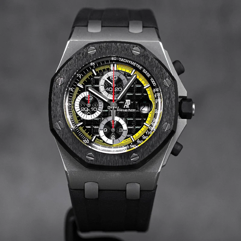 Men's Audemars Piguet Local Brand Style Watches-ROYAL OAK OFFSHORE CHRONOGRAPH 44MM 'SEBASTIEN BUEMI' TITANIUM LIMITED EDITION (2012)
