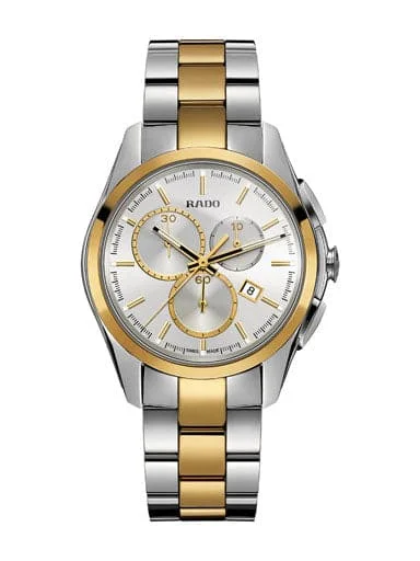 Men's Chronograph Watches with Hygrometer Feature-Rado Hyperchrome Chronograph R32040102 Watch for Men