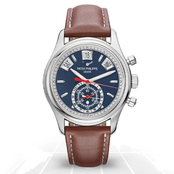 Men's Patek Philippe Watches with Rose Gold Cases-Patek Philippe	Complications Annual Calendar Chronograph	5960/01G-001
