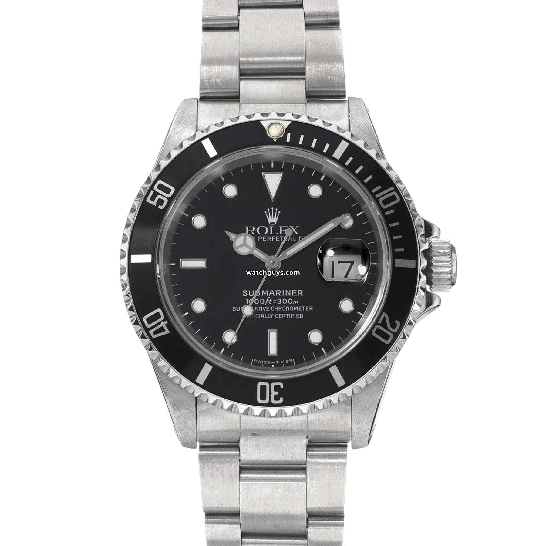 Women's Rolex Wedding Style Watches-Rolex Submariner 16610 Black