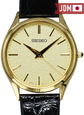 Men's Seiko Wedding Style Watches-Dolce Gold Ref. SACM150