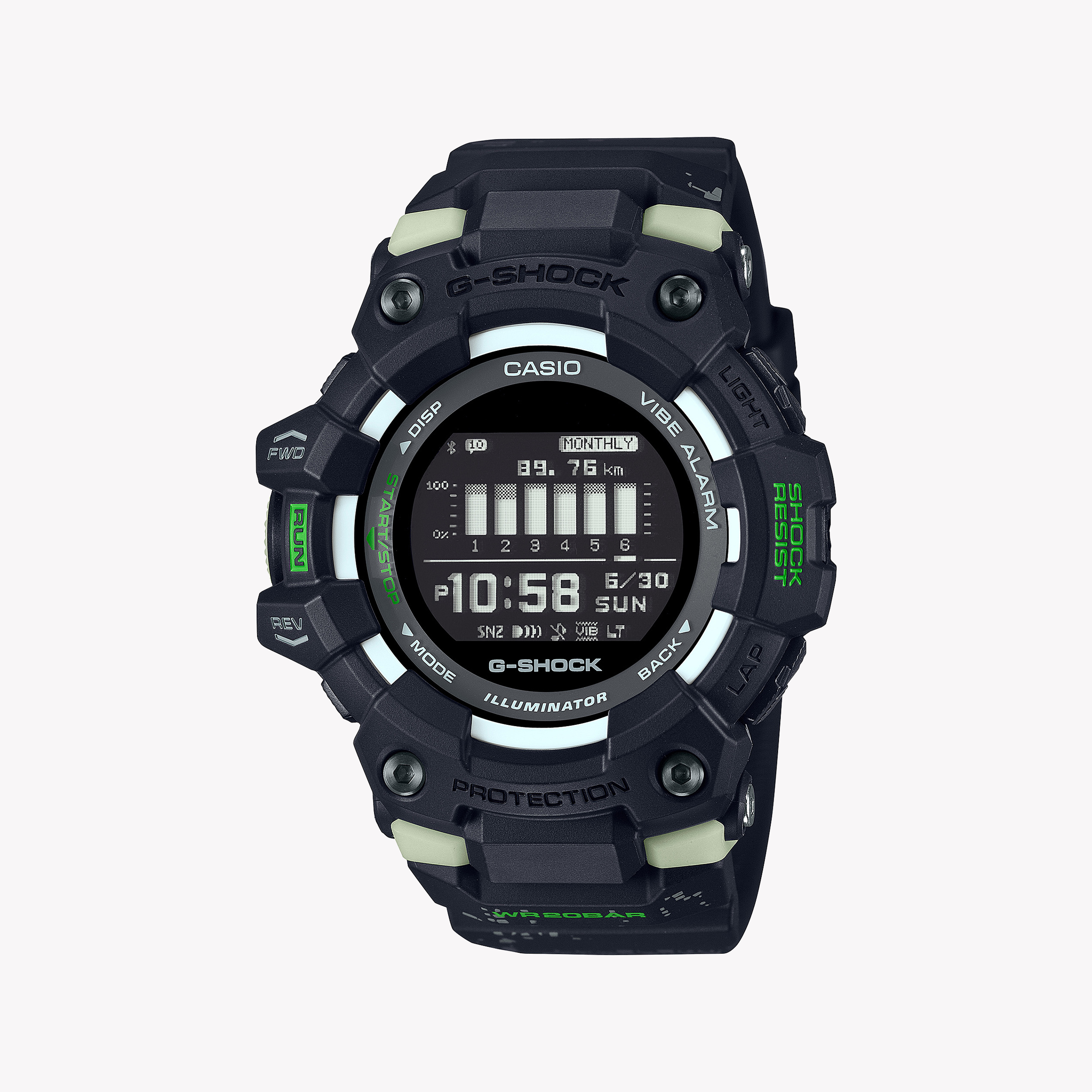 Men's Digital Watches for Modern Design-G-SHOCK Men's Black Resin Watch, Digital Dial | GBD-100LM-1DR
