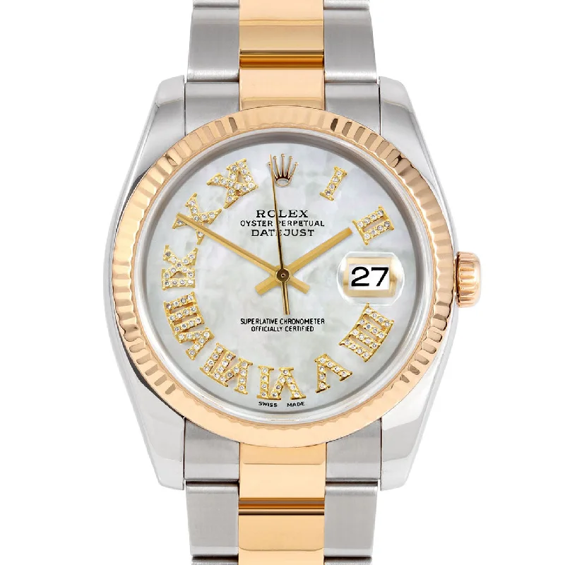 Best Rolex men's watches under $5000 for luxury collectors -Rolex Datejust 36mm | 116233-WMOP-FDR-FLT-OYS