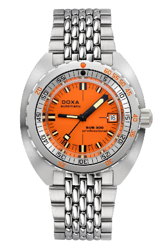 Men's Cushion Case Design Dress Watches for Vintage Inspiration-Doxa Sub 300 Professional 821.10.351.10
