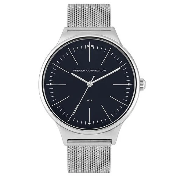 French Connection FC144SM Men's Original Silver Watch