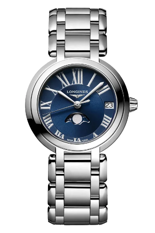 Men's Rectangular Case Style Dress Watches for Unique Shape-Longines PrimaLuna L8.115.4.91.6