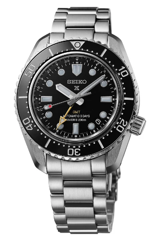 Men's Formal Event Dress Watches for Black Tie Events-Seiko Prospex 1968 Diver’s Modern Re-Interpretation GMT SPB383