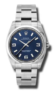men's Rolex watches with baguette-cut diamond bezel -​Rolex - Oyster Perpetual No-Date 34mm