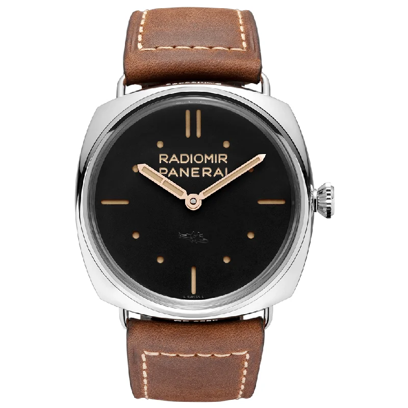 Women's Military Watches with Luxury Materials-Radiomir SLC 3 Days Acciaio PAM00425