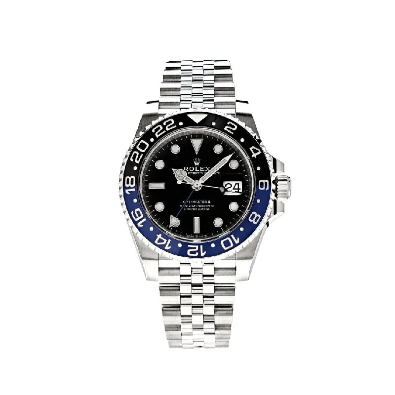 men's Rolex watches with pulsometer scale -​Rolex GMT-Master II 126710BLNR 'Batgirl' Stainless Steel Jubilee (2024)