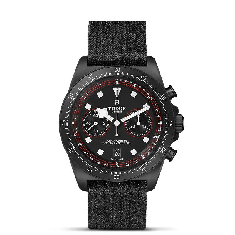 Women's Chronograph Watches with Aviation Theme-TUDOR Pelagos FXD Chrono Cycling Edition 43mm Black Dial Gents Watch M25827KN-0001