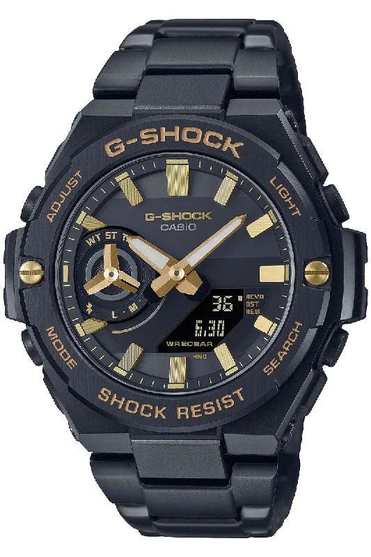 Men's Classic Design Dress Watches for Timeless Elegance-G-Shock G-Steel GST-B500BD-1A9