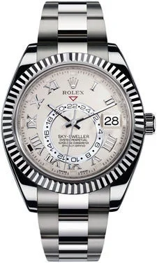 men's Rolex watches with stainless steel bands -​Rolex - Sky-Dweller White Gold