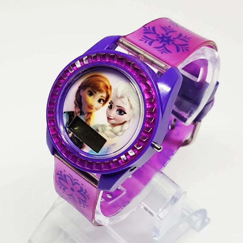 Women's Pilot Watches with Smart Features-Elsa and Anna Purple Disney Watch | Frozen Movie Watches Women's Pilot Watches with Smart Features-Elsa and Anna Purple Disney Watch | Frozen Movie Watches