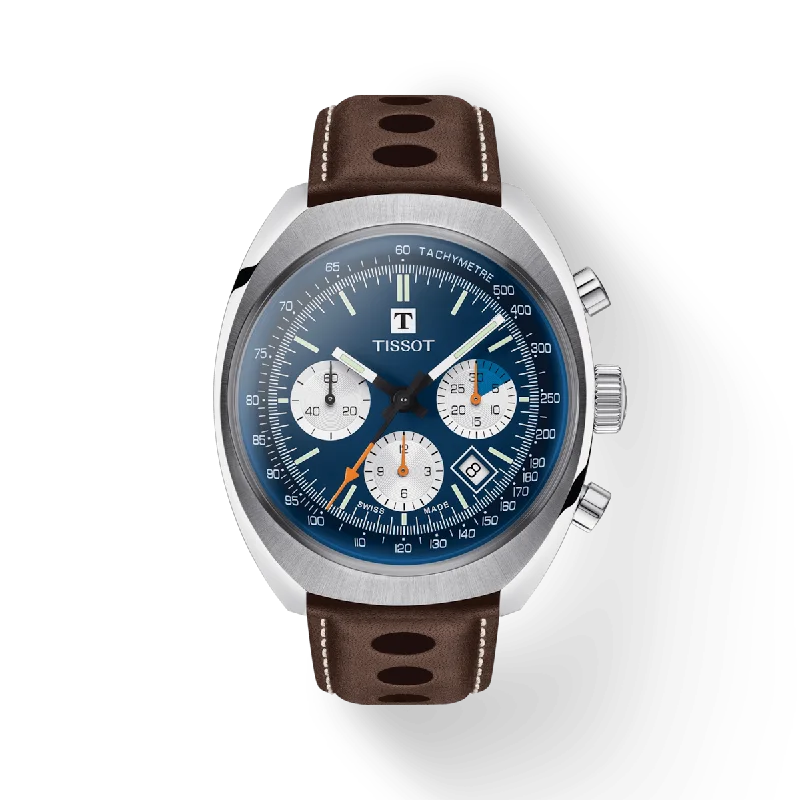 Women's High-End Heritage Watches-Tissot Heritage Blue Dial Men's watch 43mm
