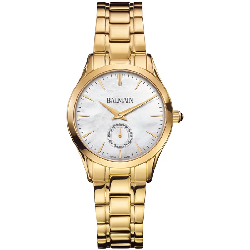 Men's Quartz Watches for Law Enforcement-BALMAIN, CLASSIC R SMALL SECOND WATCH