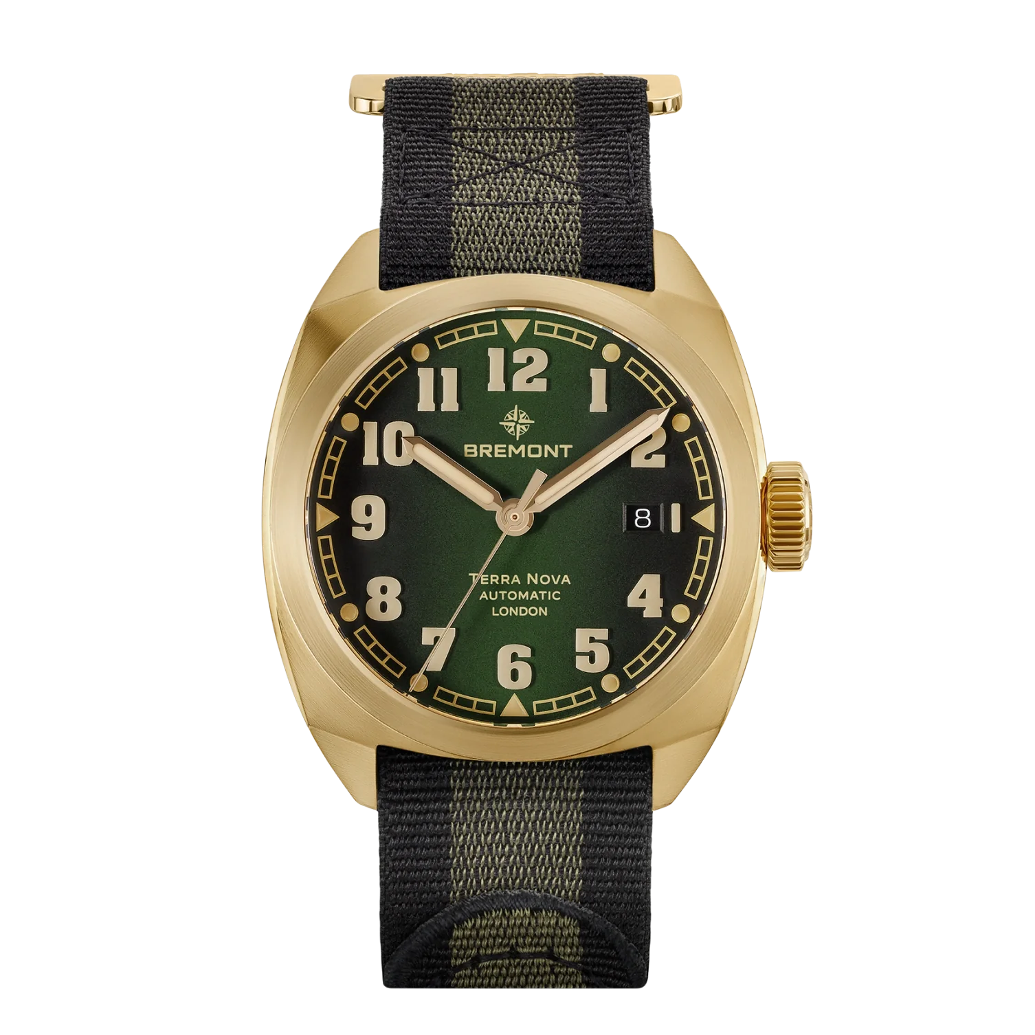 Men's Military Watches for Secure Communication-Terra Nova 40.5 Date Bronze