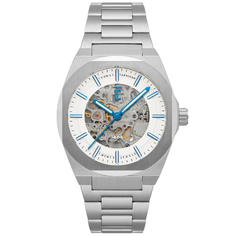 Men's French Made Design Dress Watches for Elegance-Thomas Earnshaw Fowler Skeleton Automatic Watch ES-8263-44