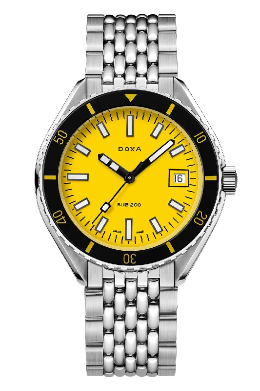 Men's Sophisticated Dress Watches with Complications-Doxa Sub 200 Divingstar 799.10.361.10