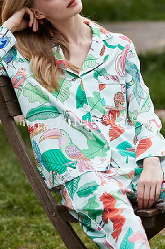 green-constellation-printed-home-long-sleeved-two-piece-set-2