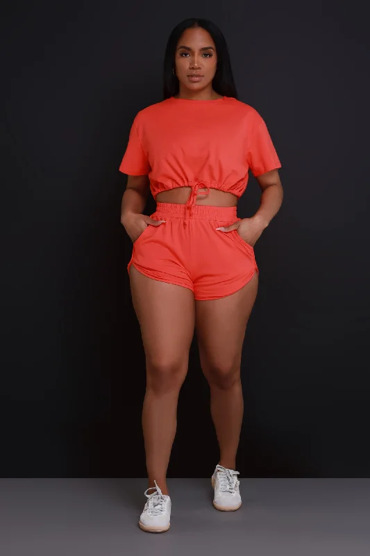 high-notes-cropped-shorts-set-orange