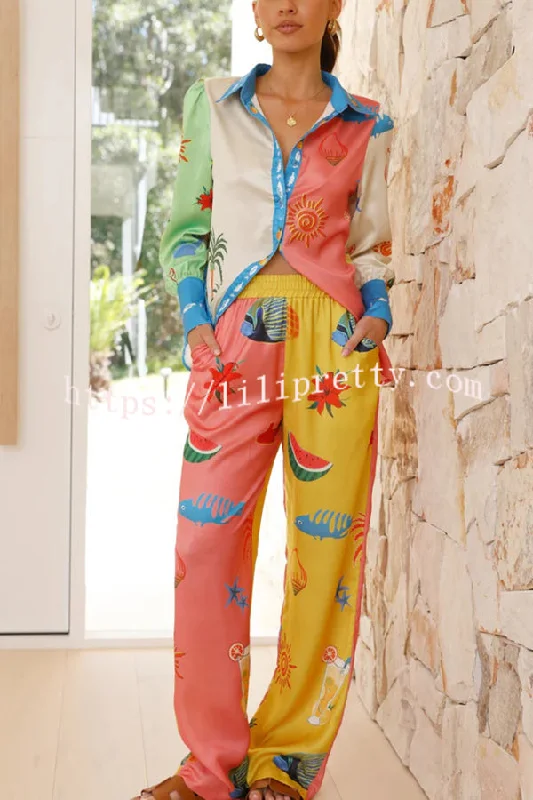 unique-printed-long-sleeved-loose-shirt-and-elastic-waist-pocket-pants-set