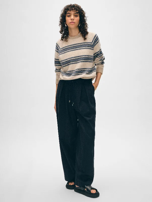 Cashmere Blanket Stripe Sweatshirt