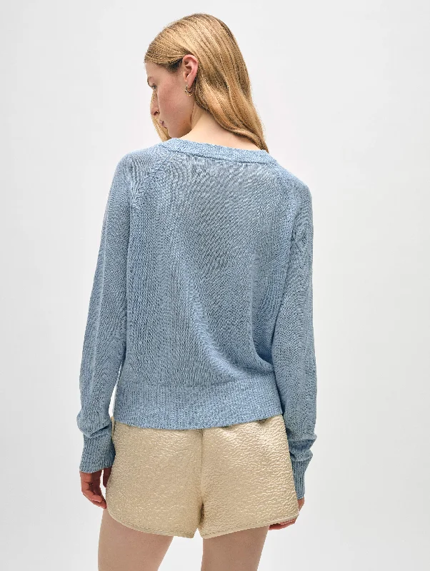 Linen Marled Sweatshirt