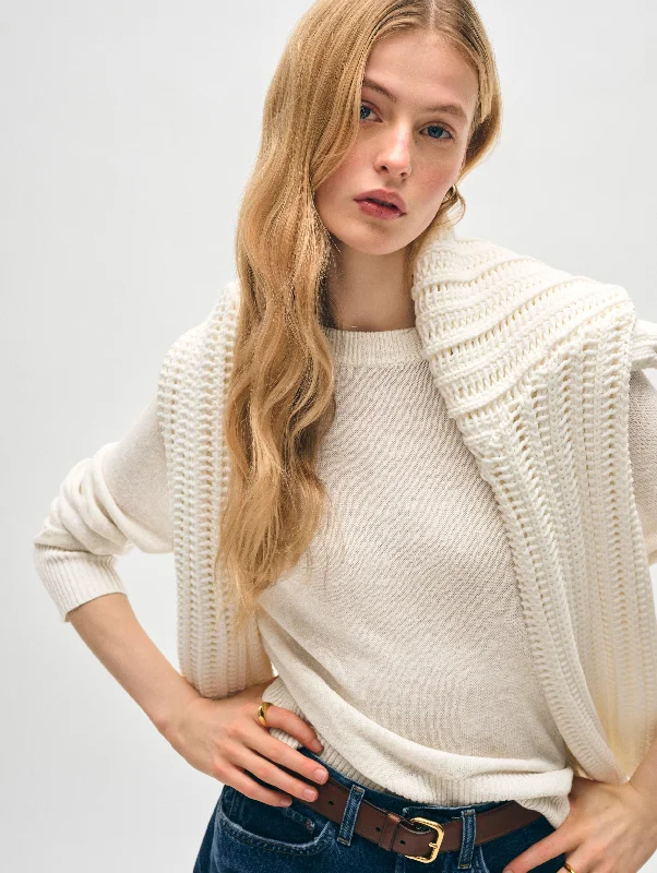 Linen Marled Sweatshirt