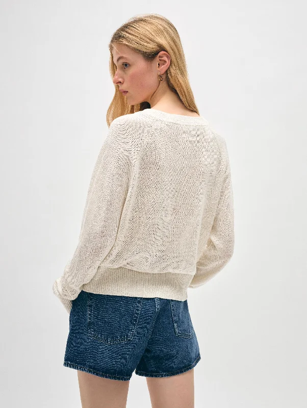 Linen Marled Sweatshirt