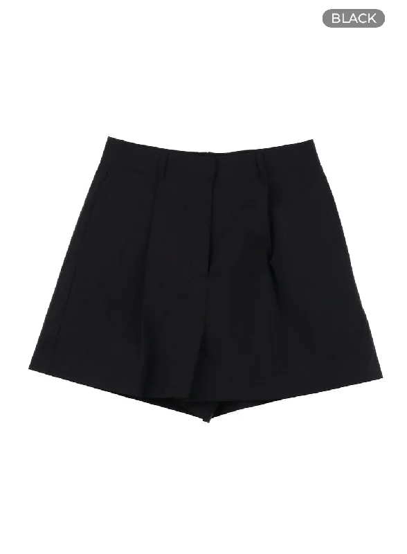 pintuck-solid-cotton-shorts-oa419