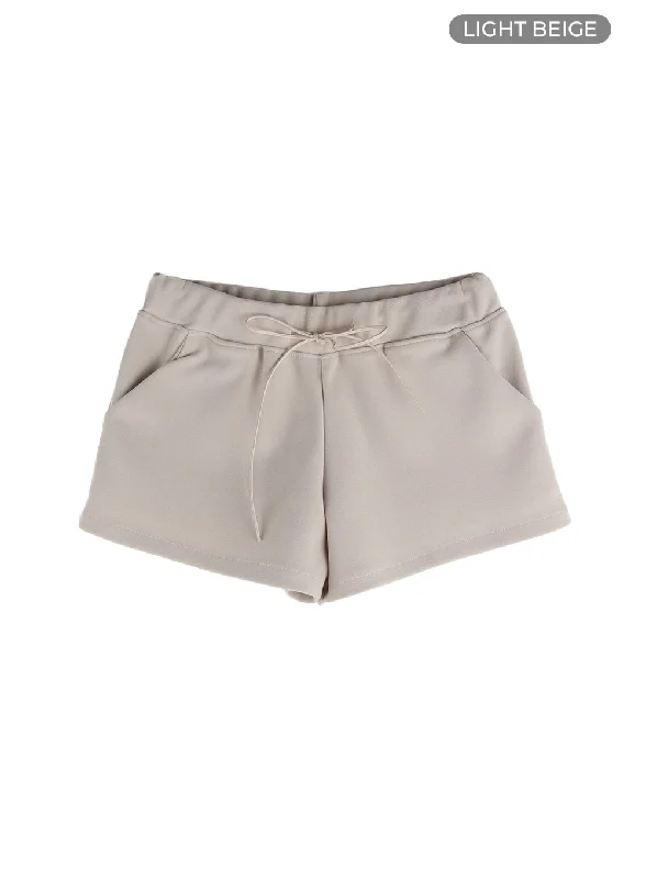 solid-drawstring-mini-shorts-cm408