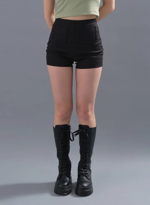 Spandex Double Pocketed Shorts CM12