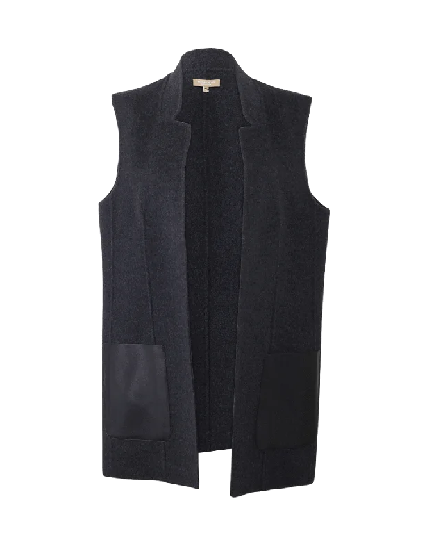 Stand Collar Vest