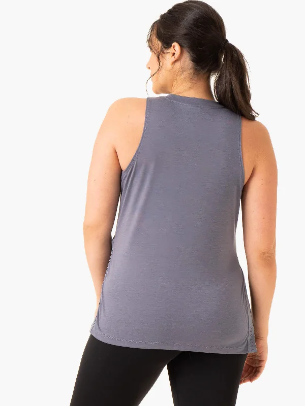 Active Bump Tank - Steel Blue