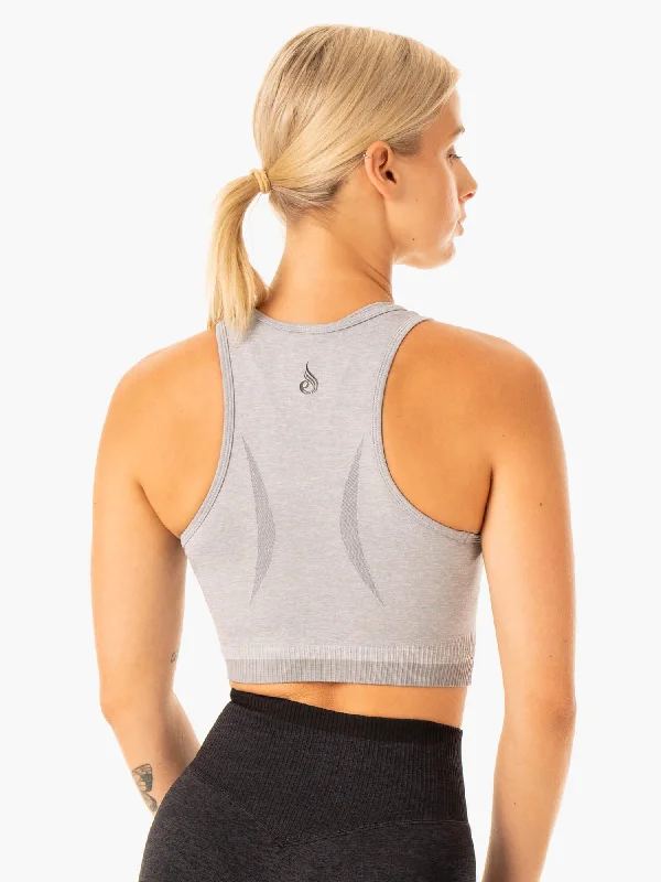 Excel Seamless Tank - Grey Marl