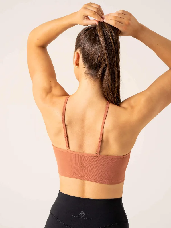 Momentum Tank Bra - Clay