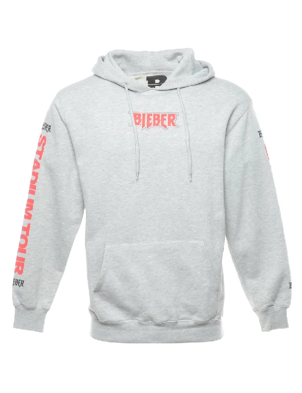 Bieber Printed Hoodie - M