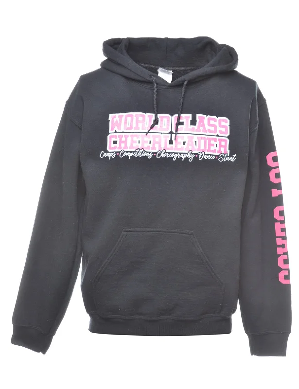 Cheerleader Printed Hoodie - S