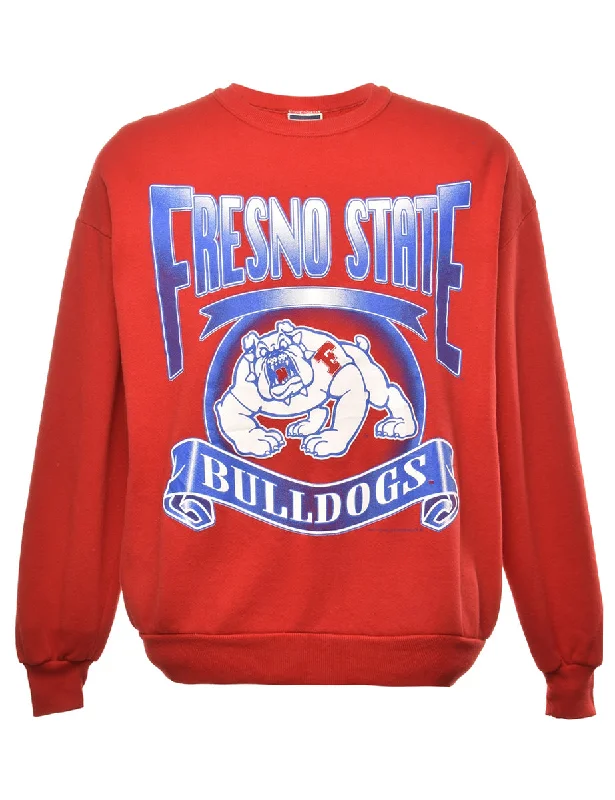 Fresno State Bulldogs Printed Sweatshirt - S